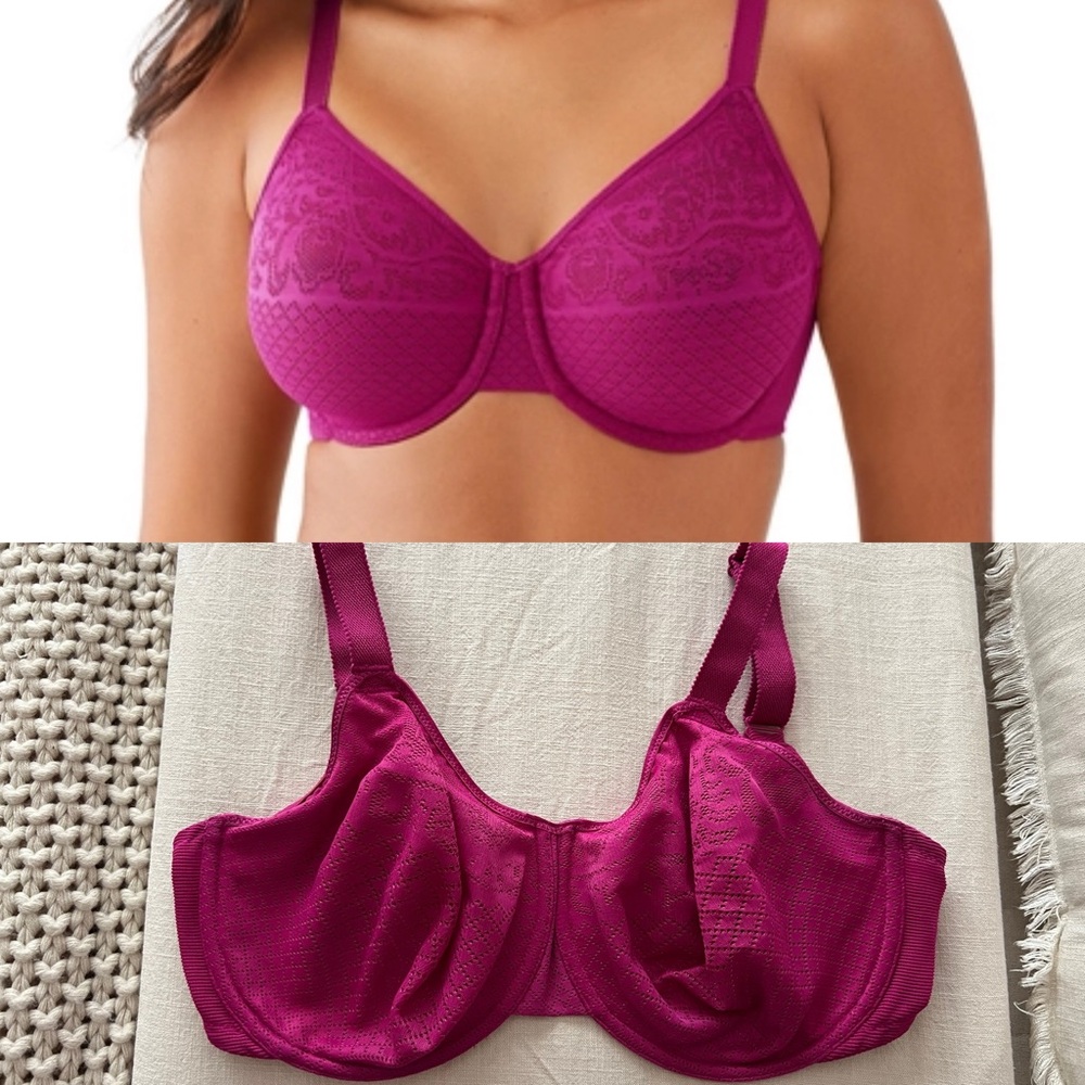 Wacoal Women's Visual Effects Minimizer Bra - 34G (DDDD), Carnevale Pink